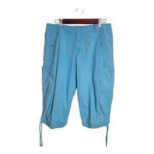 Coldwater Creek Pants Women 14 Petite stretch Capri Casual Gorpcore Trail Hiking